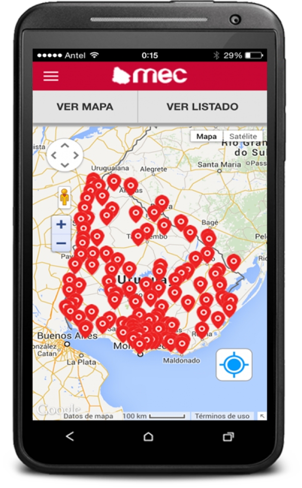 Mapa MEC de Museos en la Noche. Eventos en todos el pa&iacute;s.